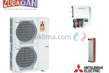 Mitsubishi PUHZ-SHW112VHA 032 Naked Zubadan levegő-víz hőszivattyú