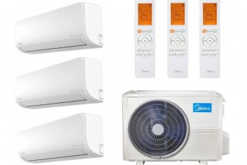 Midea multi klíma szett 3 beltéri egységgel 8 kW teljesítménnyel