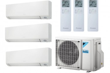 Daikin multi klíma szett 3 beltéri egységgel 8,6 kW teljesítménnyel