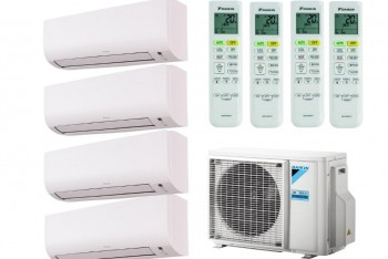 Daikin multi klíma szett 4 beltéri egységgel 8 kW teljesítménnyel