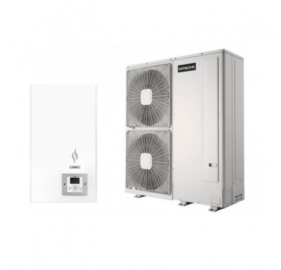 HITACHI Yutaki S RWM-4.0N1E / RAS-4WHNPE Levegő- víz hőszivattyú 3 fázisú 