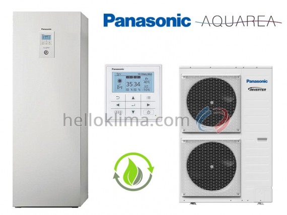 Panasonic Aquarea KIT-AXC09HE5 All In One T-Cap hőszivattyú beépített 200L HMV tartály