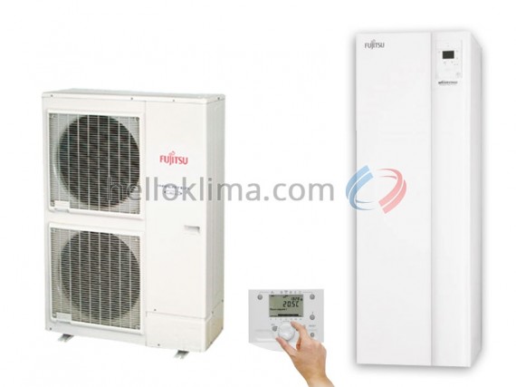 Fujitsu Waterstage WGYK160DG9 / WOYK112LCTA High Power Levegő- víz hőszivattyú 