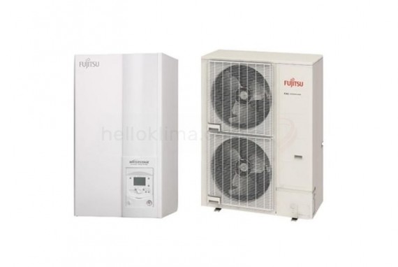 Fujitsu Waterstage WSYK160DG9 / WOYK140LCTA High Power levegő víz hőszivattyú 