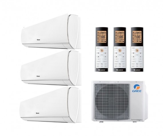 Gree multi klíma szett 3 beltéri egységgel 8,0 kW teljesítménnyel