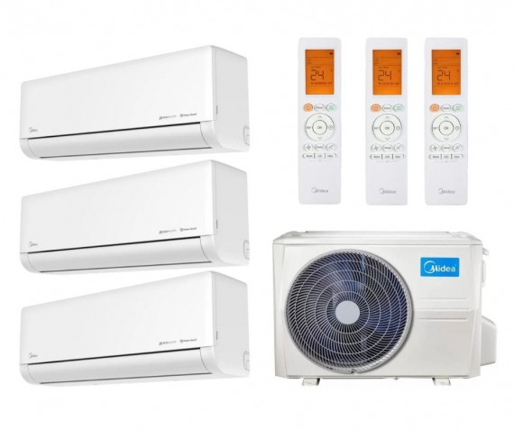 Midea Multi klíma szett 3 beltéri egységgel 7,9 kW teljesítménnyel