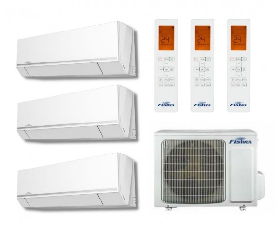 Fisher multi klíma szett 3 beltéri egységgel 7,9 kW teljesítménnyel