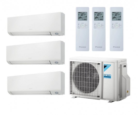 Daikin multi klíma szett 3 beltéri egységgel 8,6 kW teljesítménnyel