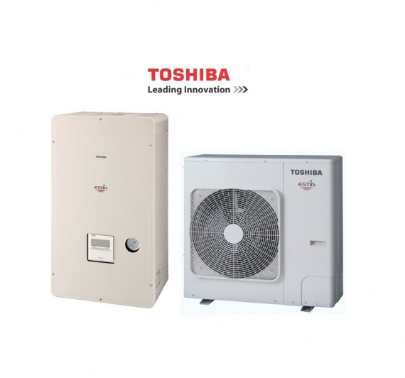  TOSHIBA  HWS-805H-E+ HWS-805XWHT9-E ESTIA levegő-víz hőszivattyú
