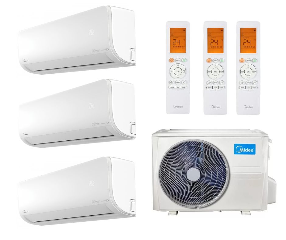 Midea-multi-klima-szett-3-belteri-egyseggel-8-kW-teljesitmennyel